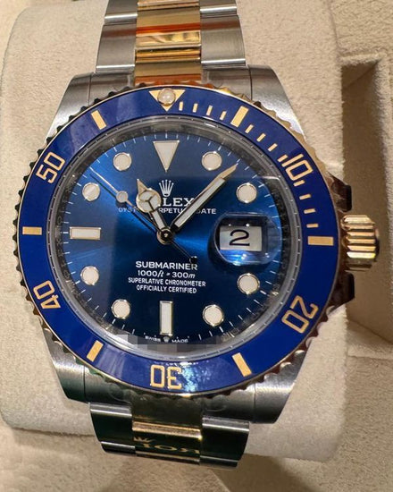 Rolex Submariner Date "Bluesy" 41MM Blue DIal Two-Tone Oyster Bracelet (126613LB)