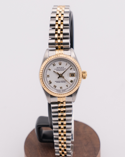 Rolex Lady-Datejust 28MM White Dial Two-Tone Bracelet (279173)