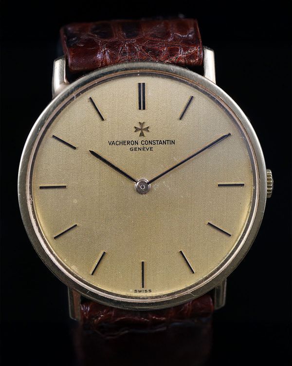 Vacheron Constantin Patrimony 33MM Champagne Dial Leather Strap (39009)