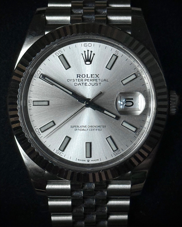 2023 Rolex Datejust 41MM Silver Dial Jubilee Bracelet (126334)