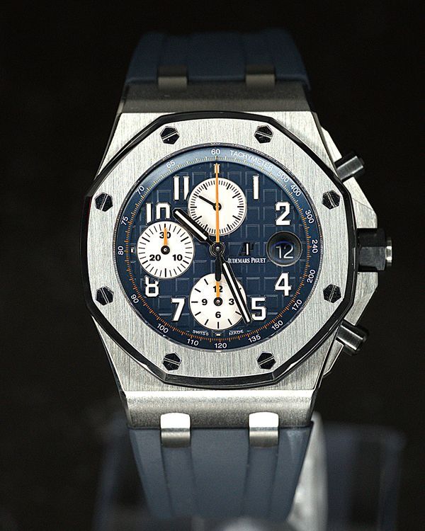 2014 Audemars Piguet Royal Oak Offshore 42MM Blue Dial Rubber Strap (26470ST.OO.A027CA.01)