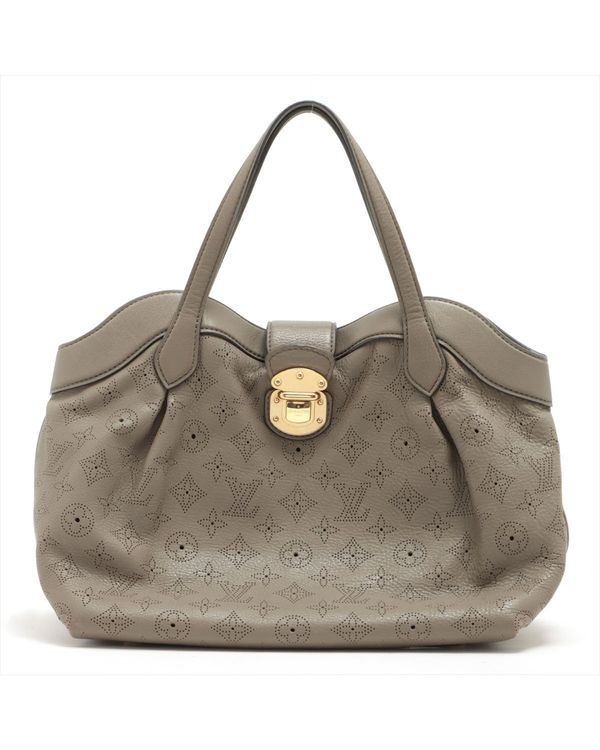 Louis Vuitton Bag Mahina Cirrus PM Leather Gold-Tone Hardware Leather Strap (Bag)