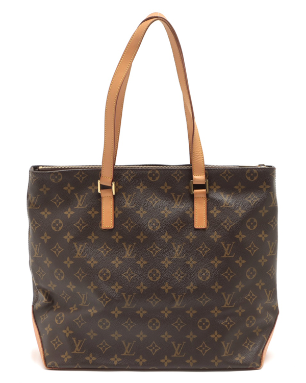 Louis Vuitton Monogram Cabas Mezzo Tote Coated Canvas/Leather Gold-Tone Hardware (M51151)