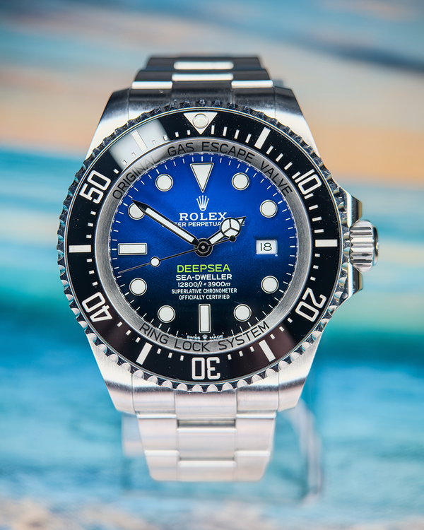 No Reserve - 2020 Rolex Sea-Dweller Deepsea "James Cameron" 44MM Blue Dial Oyster Bracelet (126660)