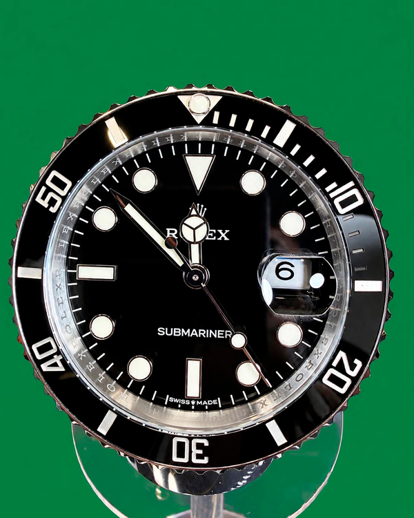 2026 Rolex Submariner Date Desk Clock 80MM Quartz Black Dial (909010LN)