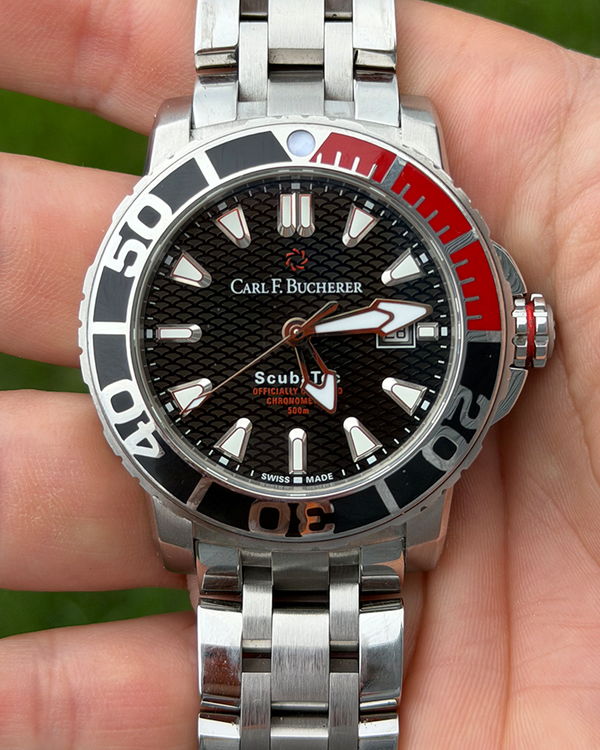 2022 Carl F. Bucherer Patravi 44.6MM Black Dial Steel Bracelet (00.10632.23.33.22)
