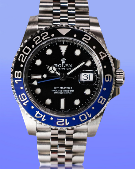 2019 Rolex GMT-Master II "Batgirl" 40MM Black Dial Jubilee Bracelet (126710BLNR)