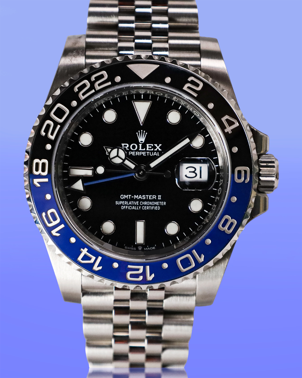 2019 Rolex GMT-Master II "Batgirl" 40MM Black Dial Jubilee Bracelet (126710BLNR)