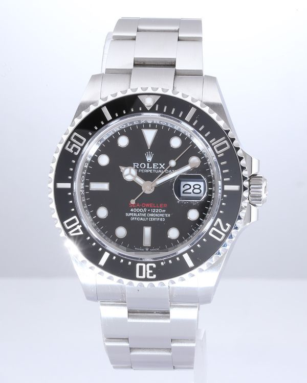 No Reserve - 2025 Rolex Sea-Dweller "Red Letters 50th Anniversary" 43MM Black Dial Oyster Bracelet (126600)