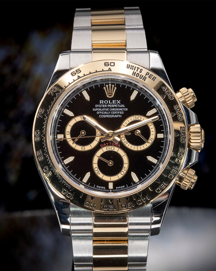 2025 Rolex Cosmograph Daytona 40MM Black Dial Two-Tone Oyster Bracelet (126503)