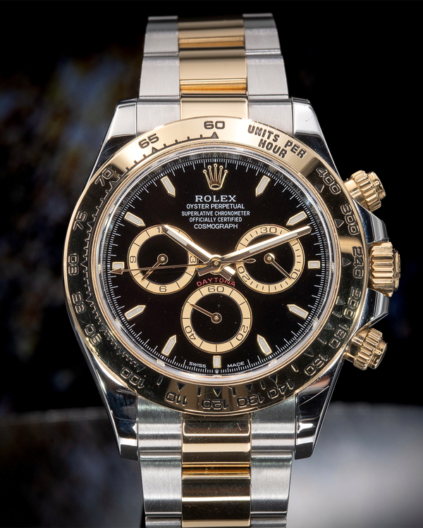 2025 Rolex Cosmograph Daytona 40MM Black Dial Two-Tone Oyster Bracelet (126503)