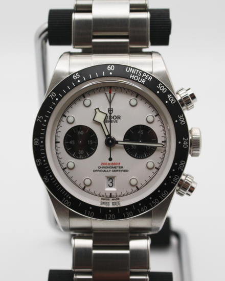 2021 Tudor Black Bay Chrono "Panda" 41MM White Dial Steel Bracelet (79360N)