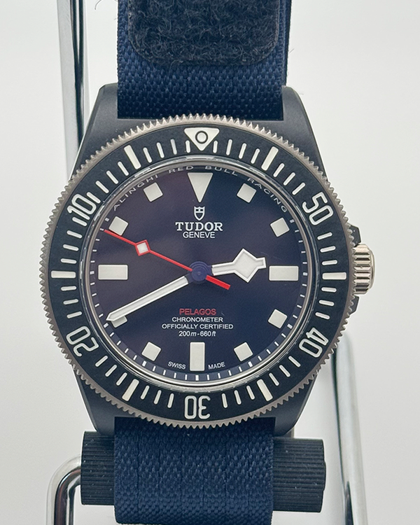 2025 Tudor Pelagos "Alinghi Red Bull Racing" 42MM Blue Dial Textile Strap (25707KN)