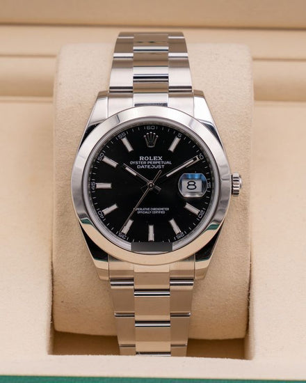 2025 Rolex Datejust 41MM Black Dial Oyster Bracelet (126300)