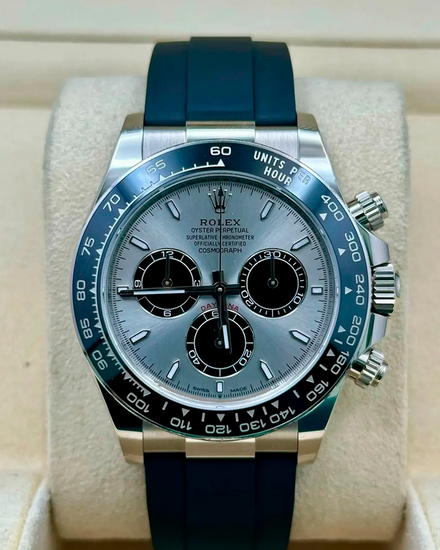 2024 Rolex Cosmograph Daytona "Ghost" 40MM Silver Dial Oysterflex Strap (126519LN)
