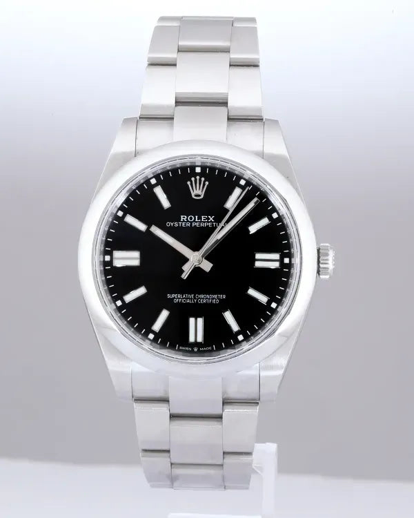 No Reserve - 2022 Rolex Oyster Perpetual 41MM Black Dial Oyster Bracelet (124300)