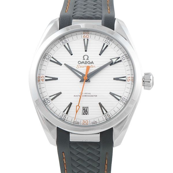 No Reserve - 2025 Omega Seamaster Aqua Terra 150M 41MM Silver Dial Rubber Strap (220.12.41.21.02.002)