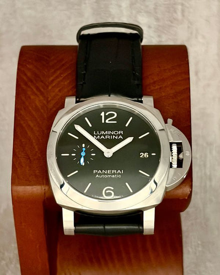 2022 Panerai Luminor Quaranta 40MM Black Dial Leather Strap (PAM01272)