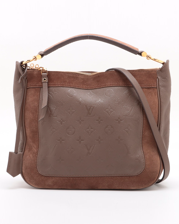 Louis Vuitton Monogram Empreinte Audacieuse Pm Medium Leather Gold-Tone Hardware Leather Strap (Bag)
