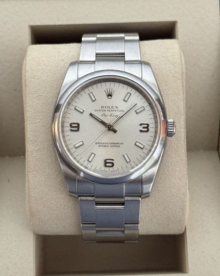 Rolex Air-King 34MM Silver Dial Oyster Bracelet (114200)
