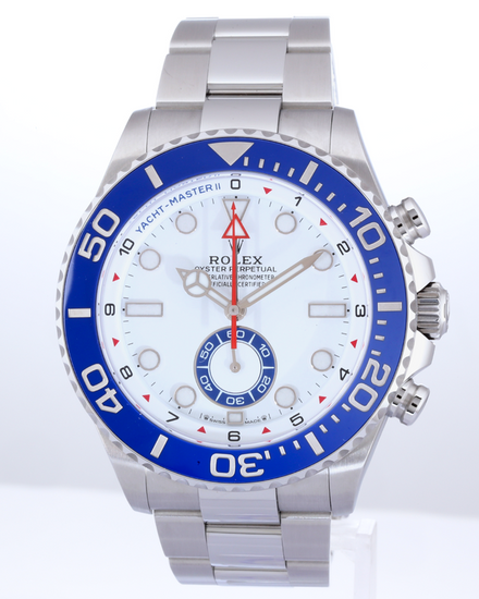 2026 Rolex Yacht-Master II 44MM White Dial Oyster Bracelet (126680)