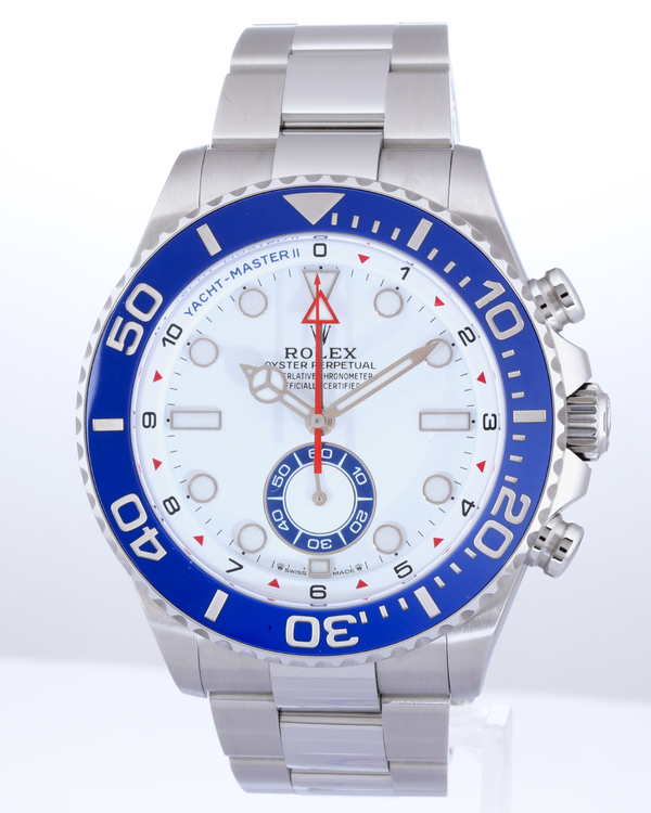 2026 Rolex Yacht-Master II 44MM White Dial Oyster Bracelet (126680)