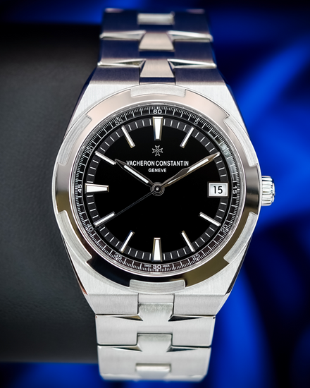 2021 Vacheron Constantin Overseas 41MM Black Dial Steel Bracelet (4500V/110A-B483)