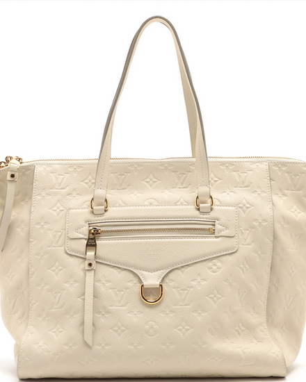 Louis Vuitton Monogram Empreinte Lumineuse GM Gold-Tone Hardware Leather Straps (Bag)
