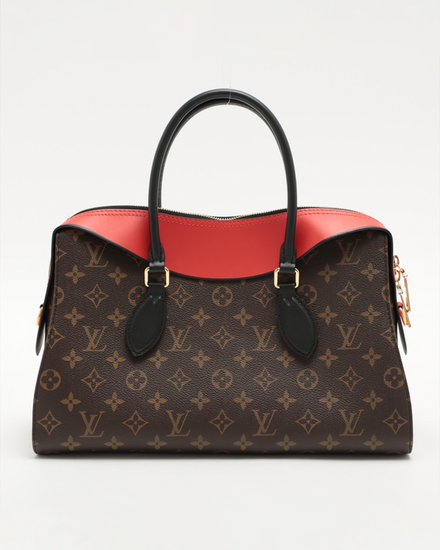 Louis Vuitton Monogram Tuileries Coated Canvas Gold-Tone Hardware Leather Strap (Tuileries)