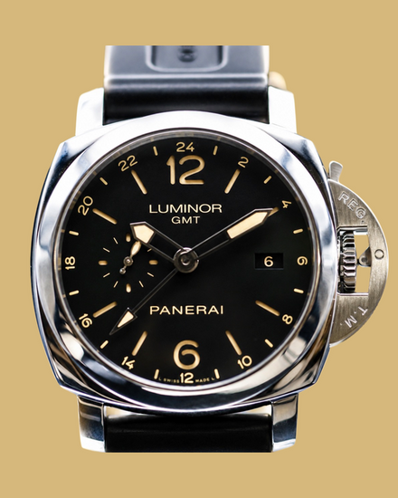 2017 Panerai Luminor 44MM Black Dial Rubber Strap (PAM00531)