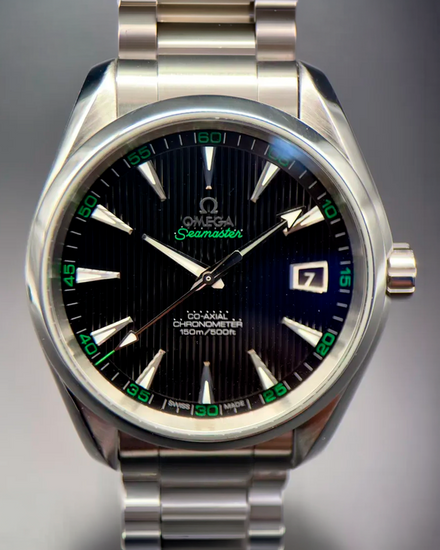 No Reserve - 2024 Omega Seamaster Aqua Terra 150M "Golf Edition" 41.5MM Black Dial Steel Bracelet (231.10.42.21.01.001)
