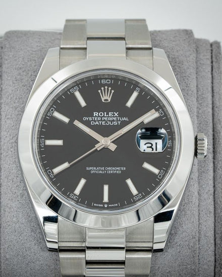 2020 Rolex Datejust 41MM Black Dial Oyster Bracelet (126300)