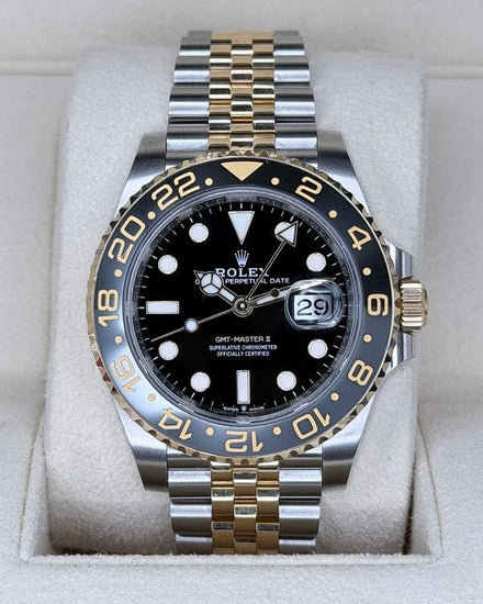 2024 Rolex GMT-Master II "Bumblebee" 40MM Black Dial Two-Tone Jubilee BraceletI (126713GRNR)