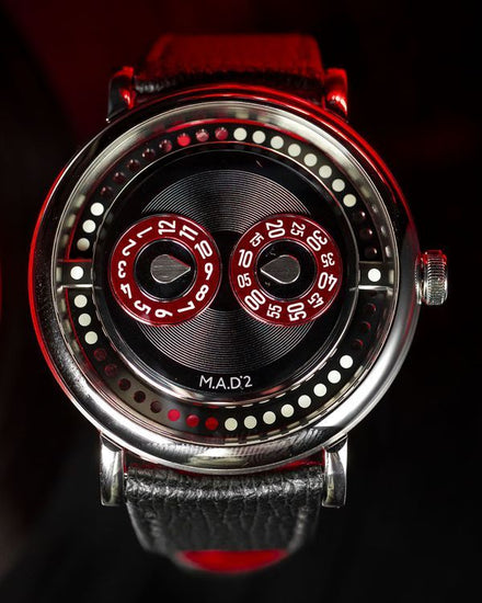 2026 MB&F MAD Edition 2 "Eric Giroud" L.E. 42MM Black Dial Leather Strap (M.A.D 2 R&B)