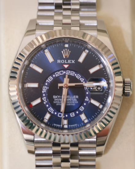 2025 Rolex Sky-Dweller 42MM Blue Dial Jubilee Bracelet (336934)