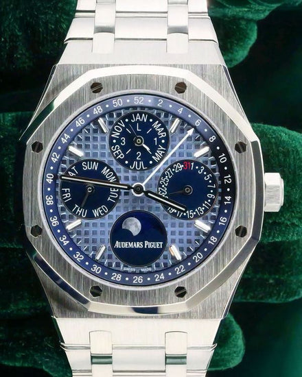 2023 Audemars Piguet Royal Oak Perpetual Calendar 41MM Ice Blue Dial Steel Bracelet (26574ST.OO.1220ST.03)