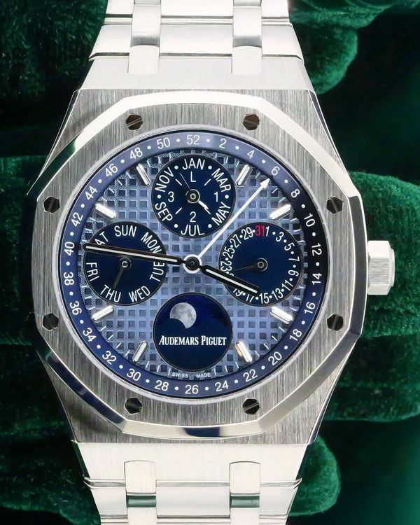 2023 Audemars Piguet Royal Oak Perpetual Calendar 41MM Ice Blue Dial Steel Bracelet (26574ST.OO.1220ST.03)
