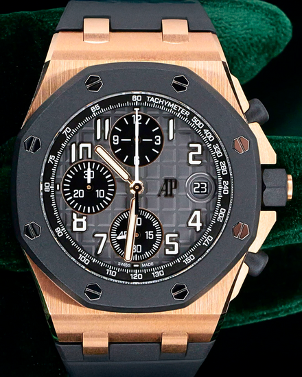 2023 Audemars Piguet Royal Oak Offshore Chronograph 42MM Grey Dial Rubber Strap (26238OK.OO.A002CA.01)