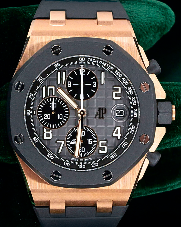 2023 Audemars Piguet Royal Oak Offshore Chronograph 42MM Grey Dial Rubber Strap (26238OK.OO.A002CA.01)