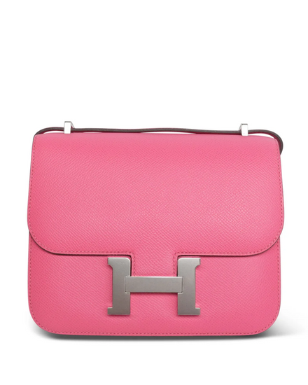 Hermès Bag Constance 18 Rose Azalee Veau Epsom Palladium Plated D Stamp (Bag)