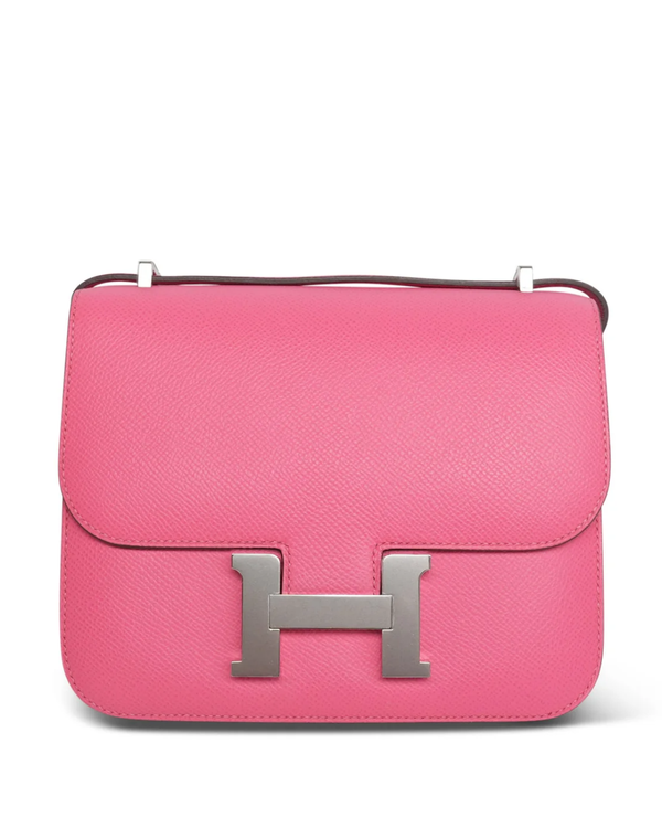 Hermès Constance 18 Pink Leather Palladium Hardware (Hermès Constance)
