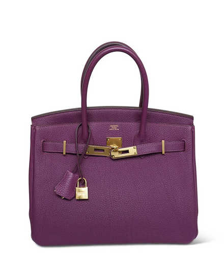 2014 Hermès Birkin Birkin 30 Anemone Togo Gold Plated R Square Stamp (30)