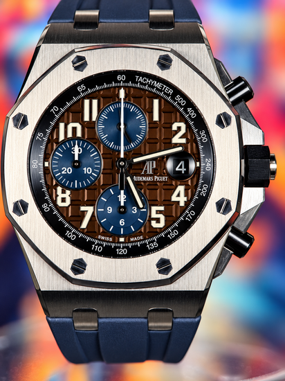 2020 Audemars Piguet Royal Oak Offshore “Havana” 42MM Brown Dial Rubber Strap (26470ST.OO.A099CR.01)