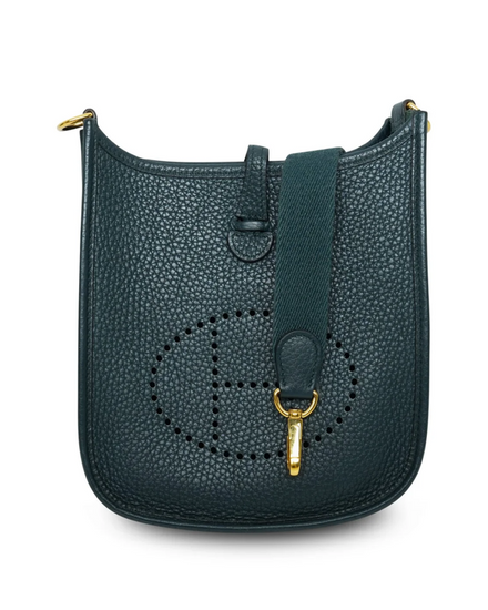 2021 Hermès Evelyne 16 Vert Cypress Clemence Gold Plated Z Stamp (Hermès Evelyne)