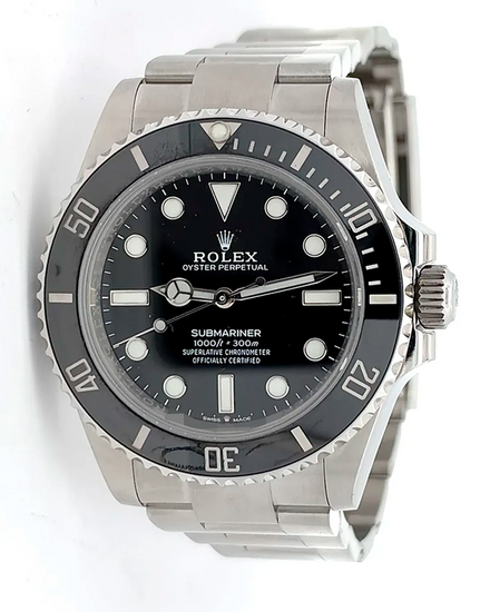 2022 Rolex Submariner No-Date 41MM Black Dial Oyster Bracelet (124060)