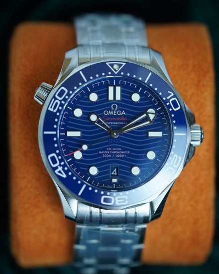 2026 Omega Seamaster Diver 300M 42MM Blue Dial Steel Bracelet (210.30.42.20.03.001)