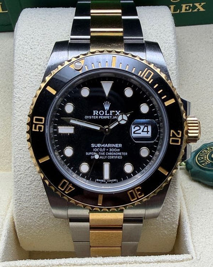 2018 Rolex Submariner Date 40MM Black Dial Two-Tone Oyster Bracelet (116613LN)