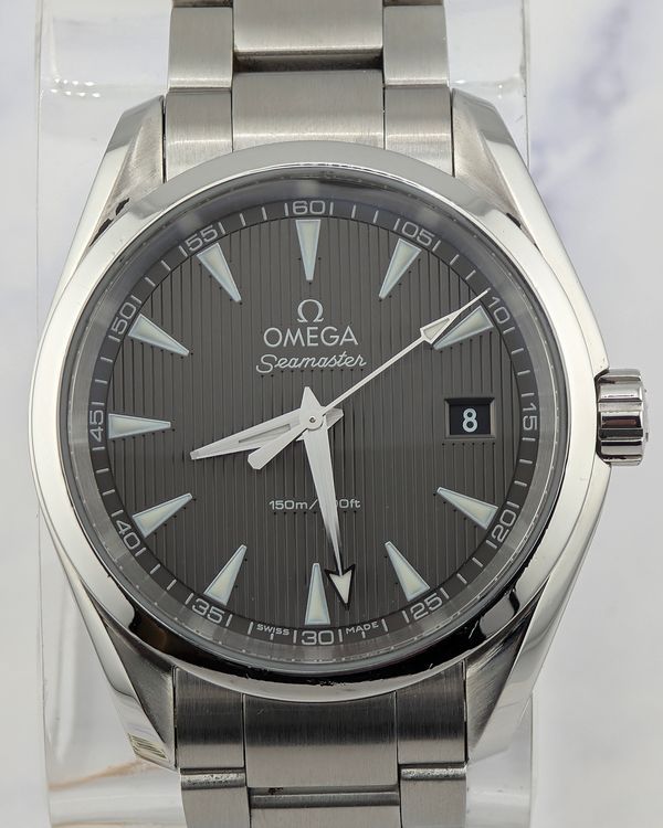 No Reserve - Omega Seamaster Aqua Terra 150M 38.5MM Quartz Black Dial Steel Bracelet (231.10.39.60.06.001)