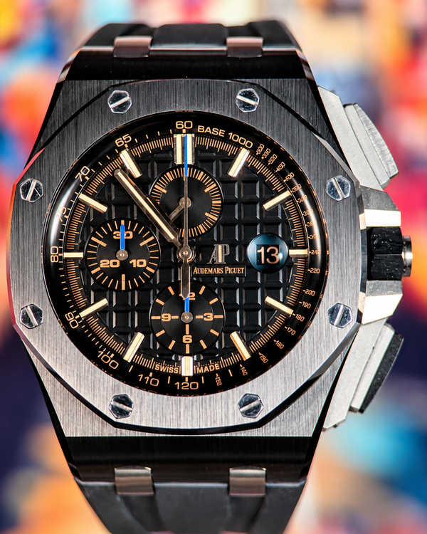 2019 Audemars Piguet Royal Oak Offshore 44MM Black Dial Rubber Strap (26405CE.OO.A002CA.02)