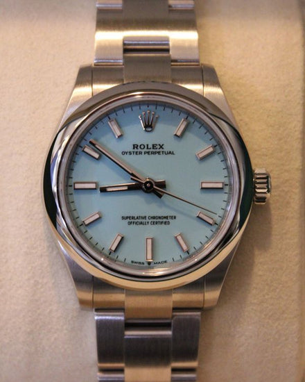 2026 Rolex Oyster Perpetual 31MM Turquoise Dial Oyster Bracelet (277200)